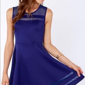 Chic blue dress. Excellent condition